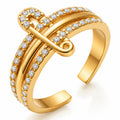 Safety-Pin Ring