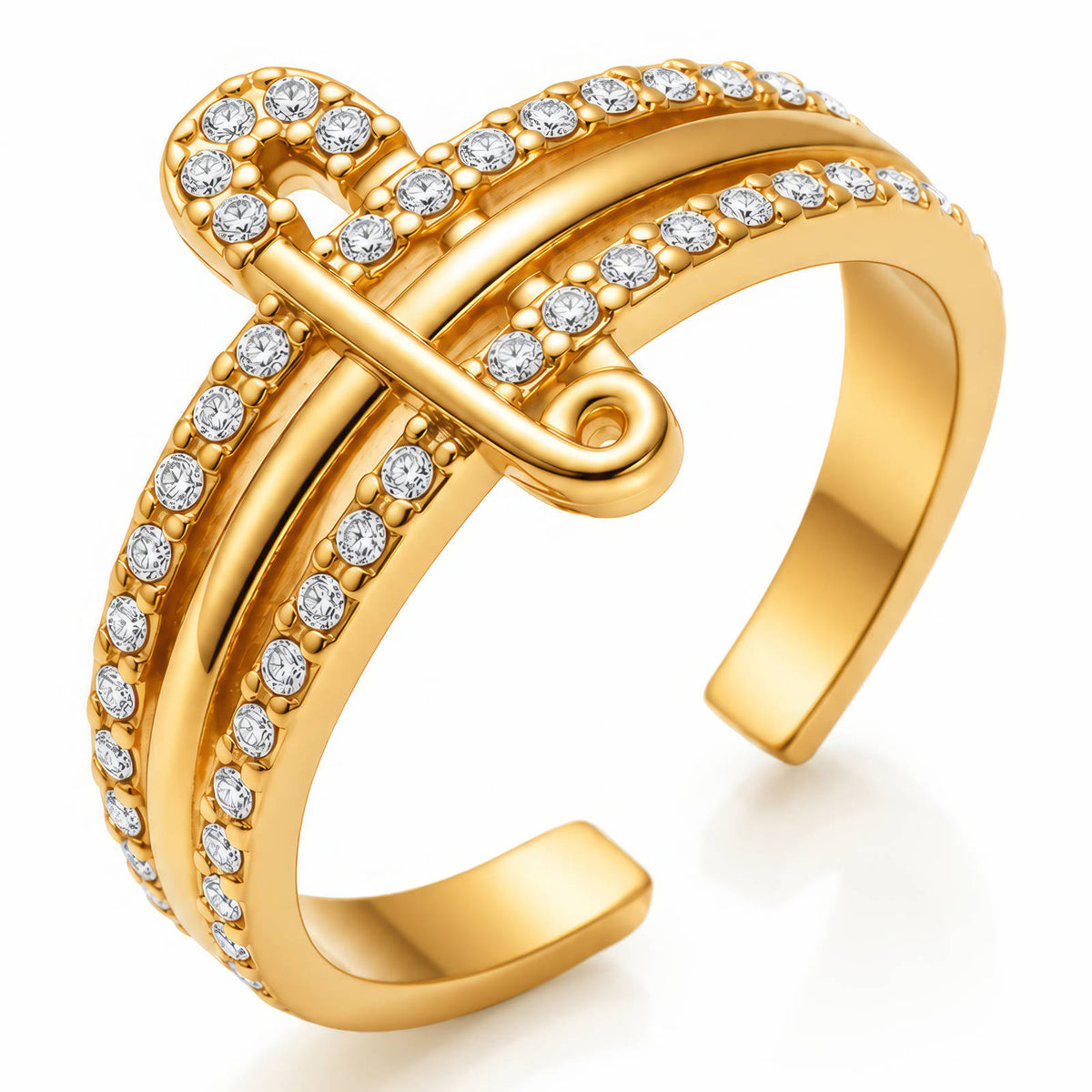 Safety-Pin Ring