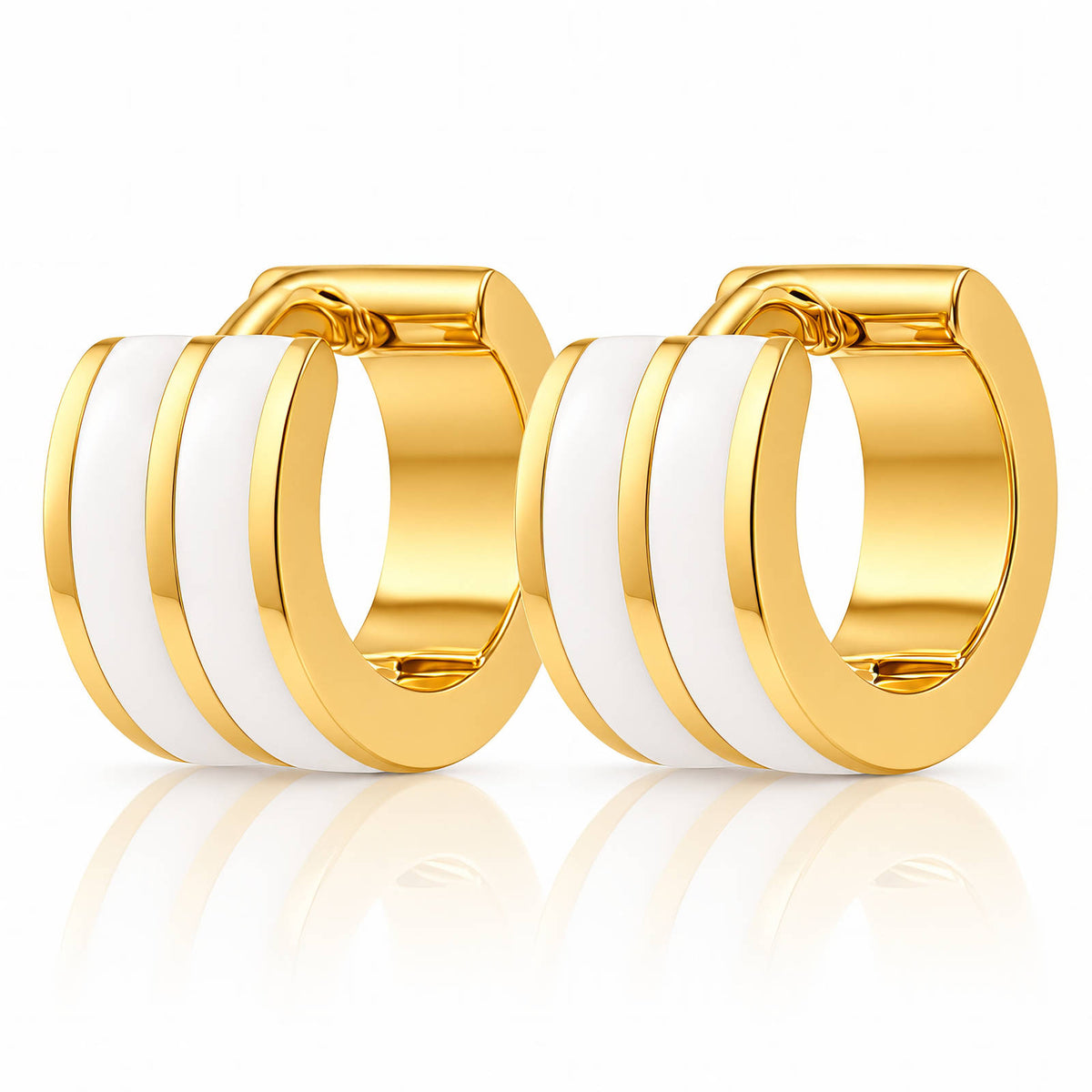 Enamel Earrings